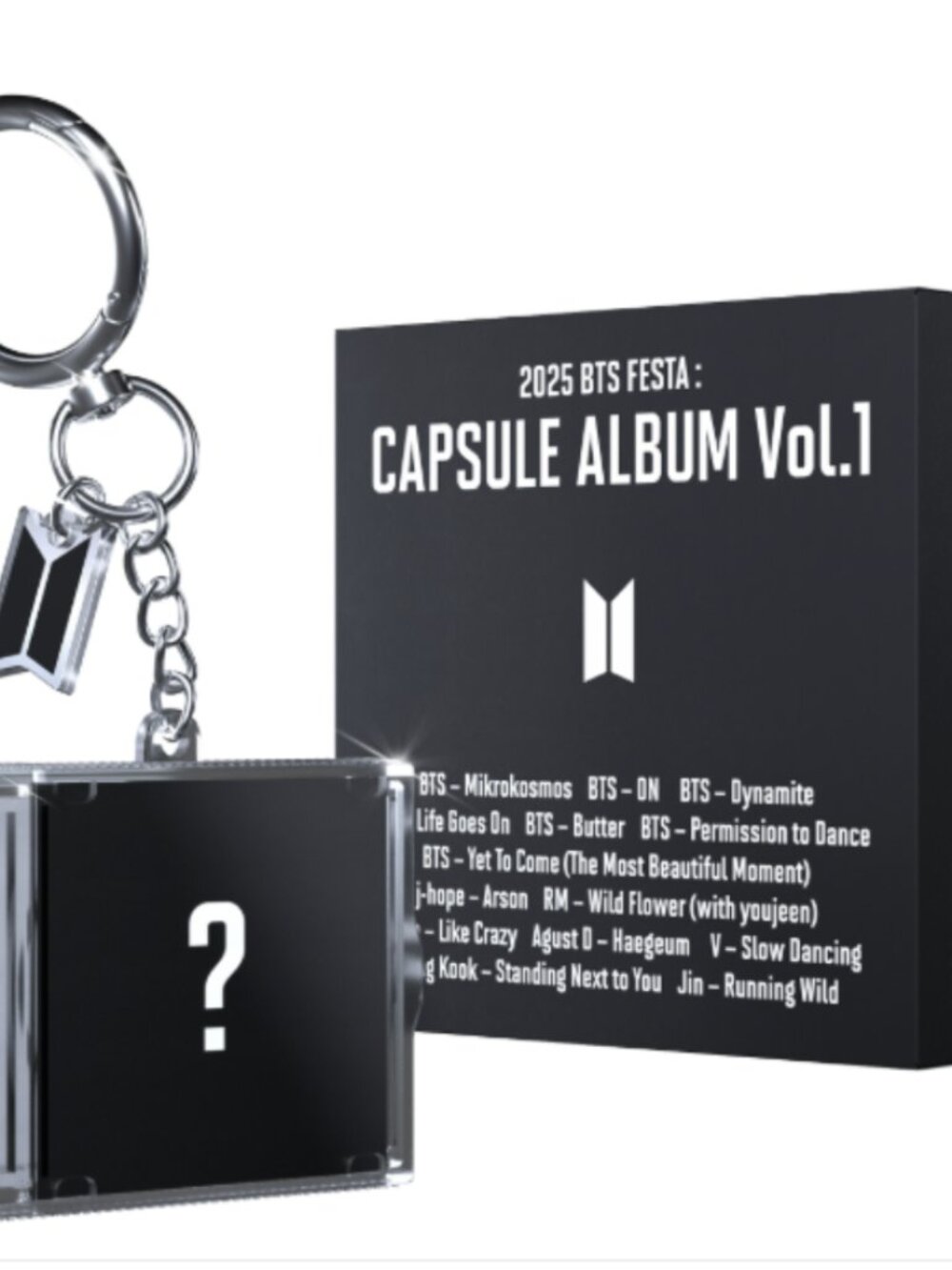 2025 BTS FESTA Capsule Album Vol.1 Official Random Keychain Album K POP Sealed